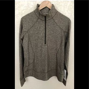 Lululemon Rush Hour 1/2 Zip Military Green HMLE 12